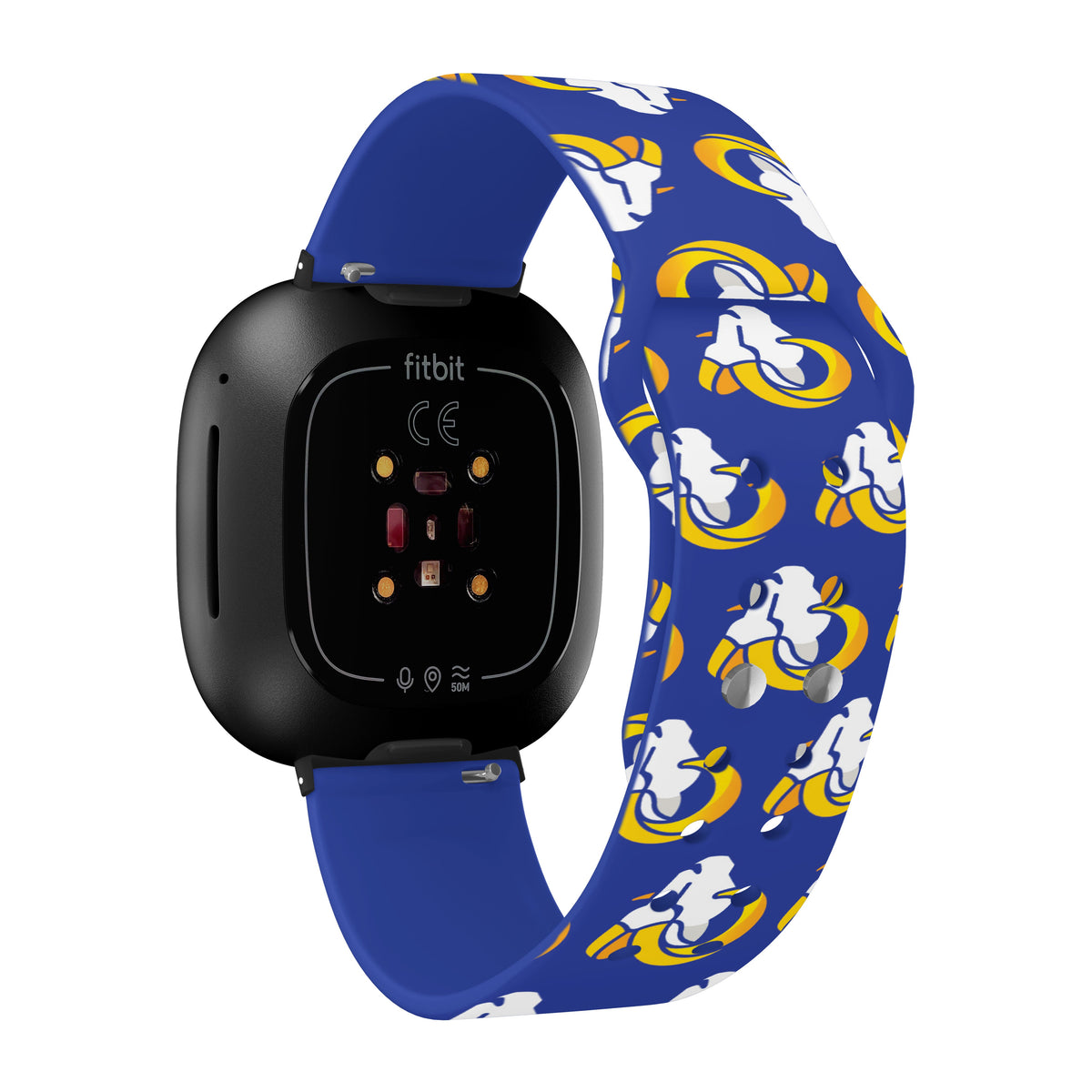 Los Angeles Rams HD Fitbit Versa 3 and Sense 1 Watch Band
