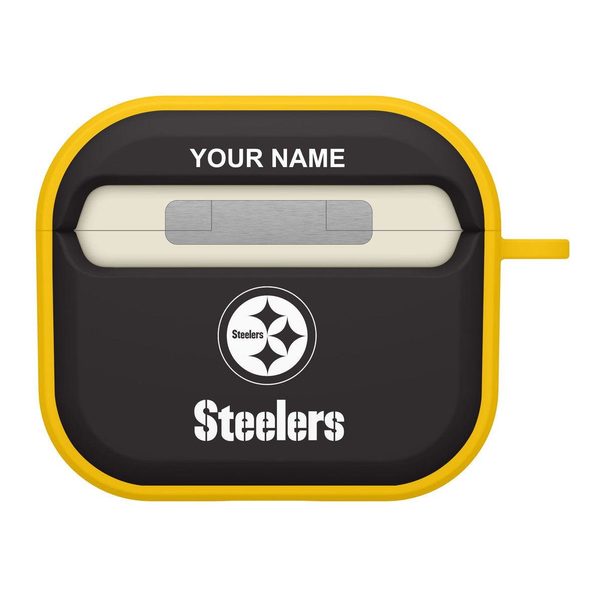 Pittsburgh Steelers HDX Custom Name Case Cover for Apple AirPods Gen 3