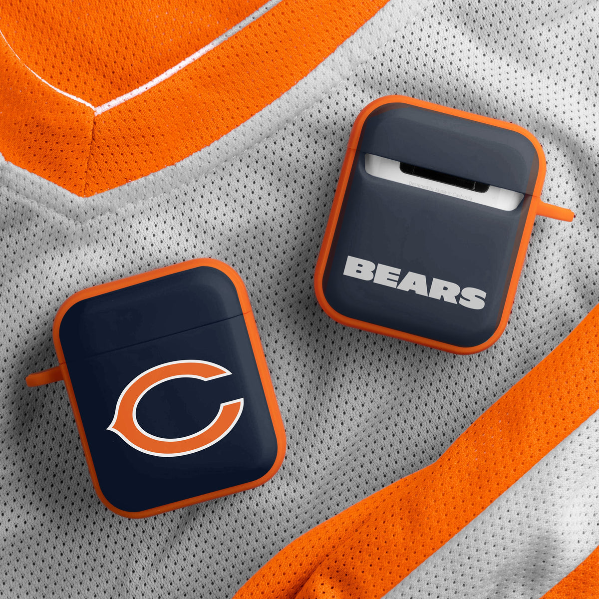 Chicago Bears HDX Custom Name Case Cover for Apple AirPods Gen 1 &amp; 2