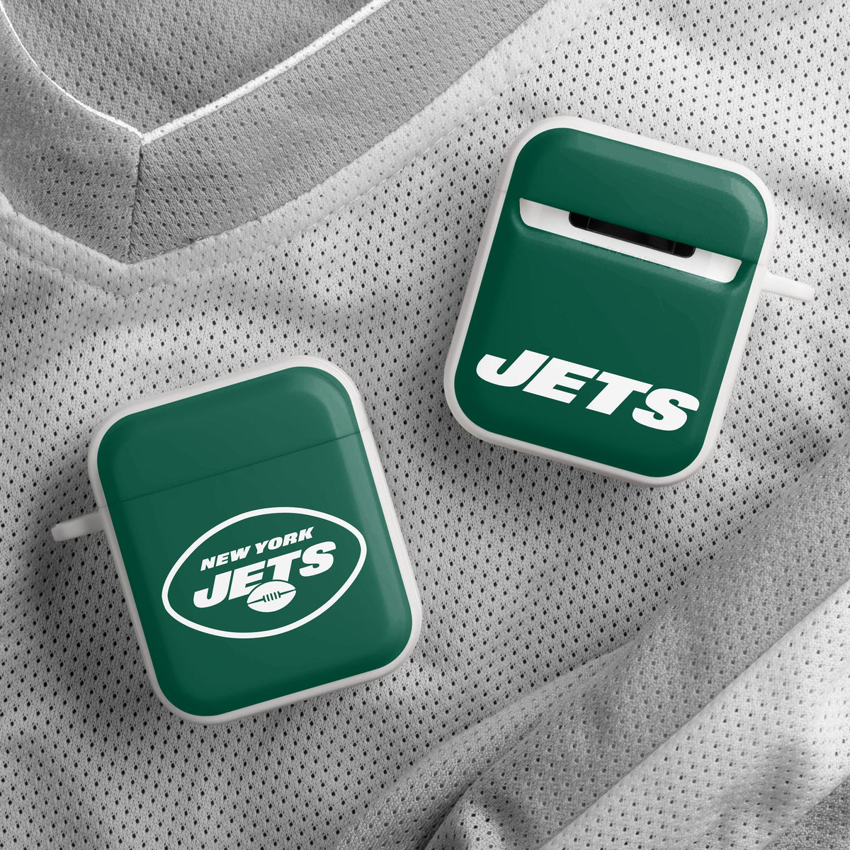 New York Jets HDX Custom Name Case Cover for Apple AirPods Gen 1 &amp; 2