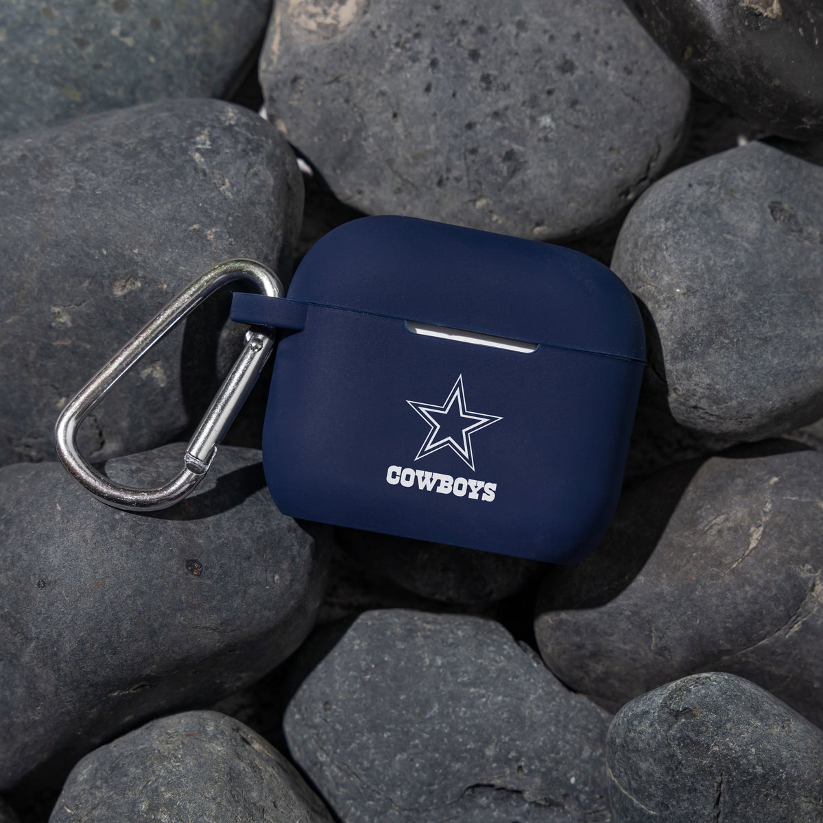 Dallas Cowboys Silicone Case Cover Compatible with Apple AirPods Generation 3 Battery Case (Navy)
