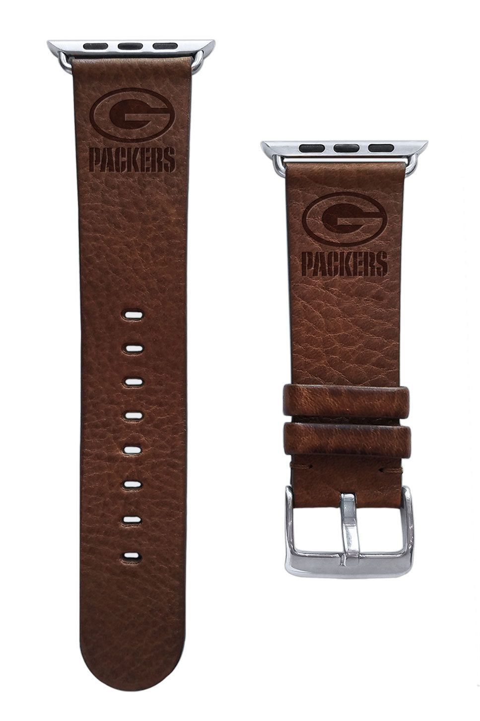 Green Bay Packers Leather Apple Watch Band - AffinityBands