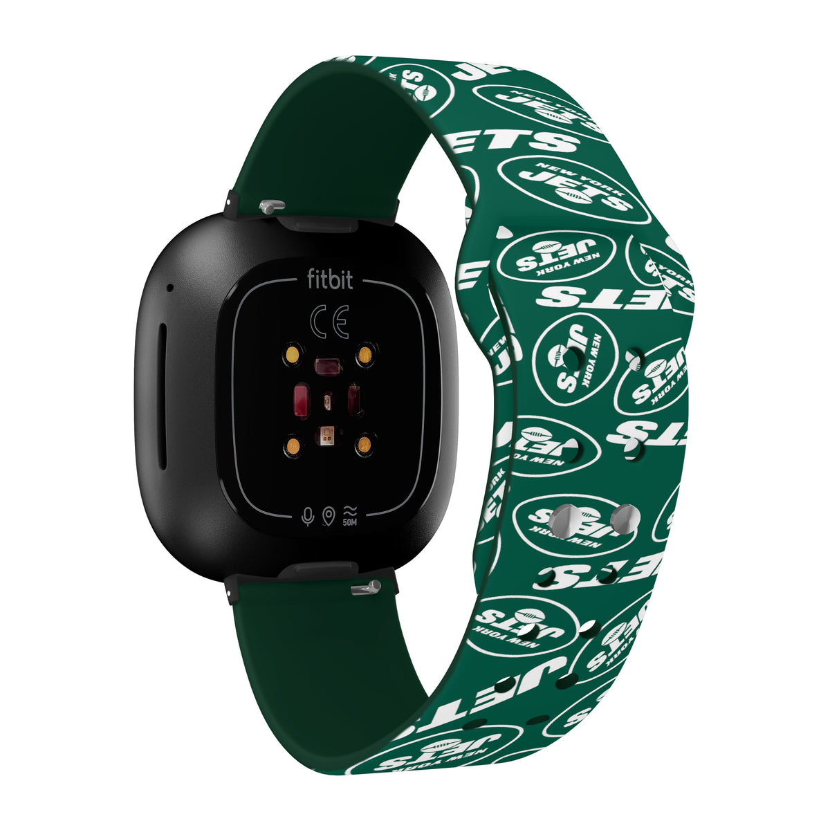 New York Jets HD Fitbit Versa 3 and Sense Watch Band