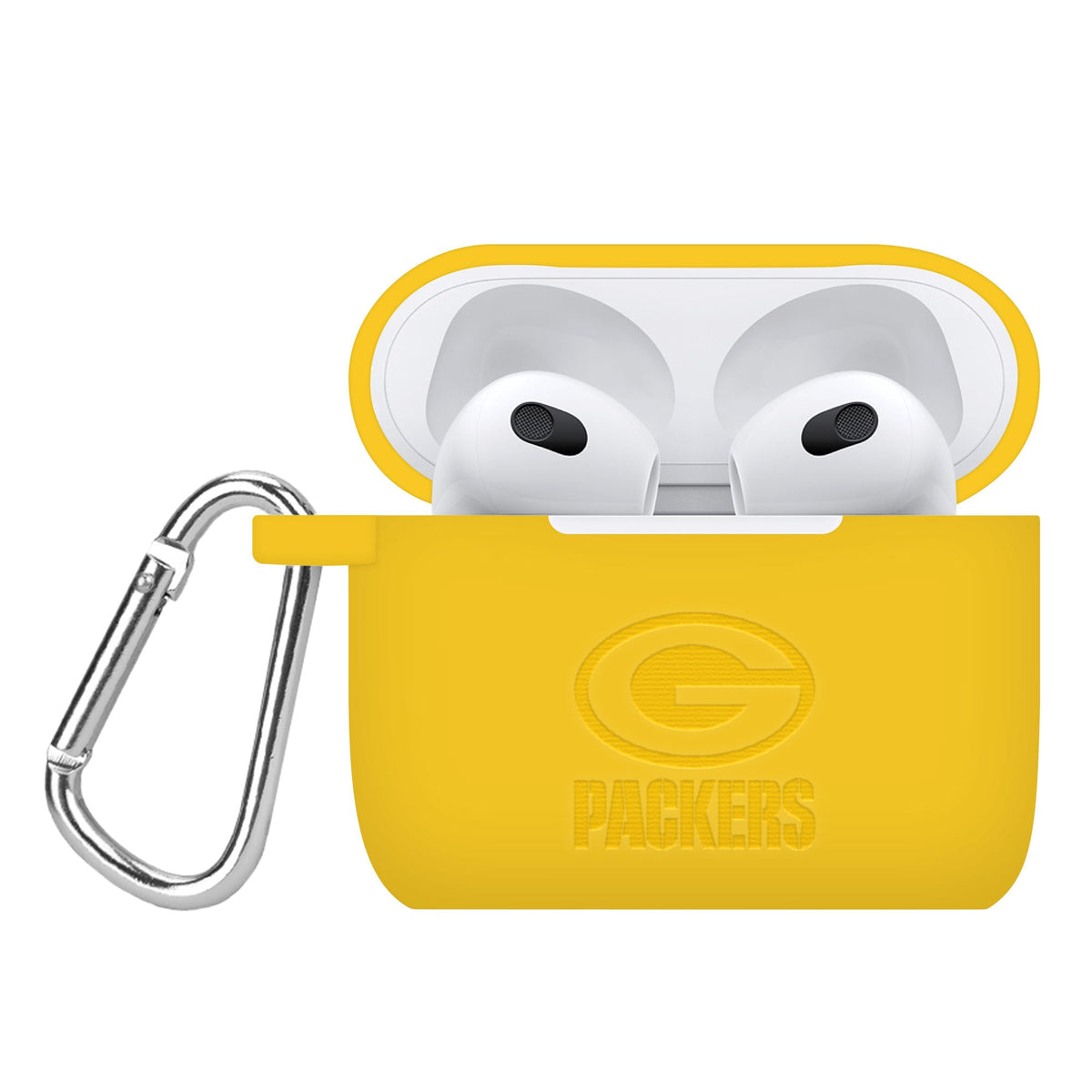 Green Bay Packers Engraved Apple Airpods Gen 3 Case Cover