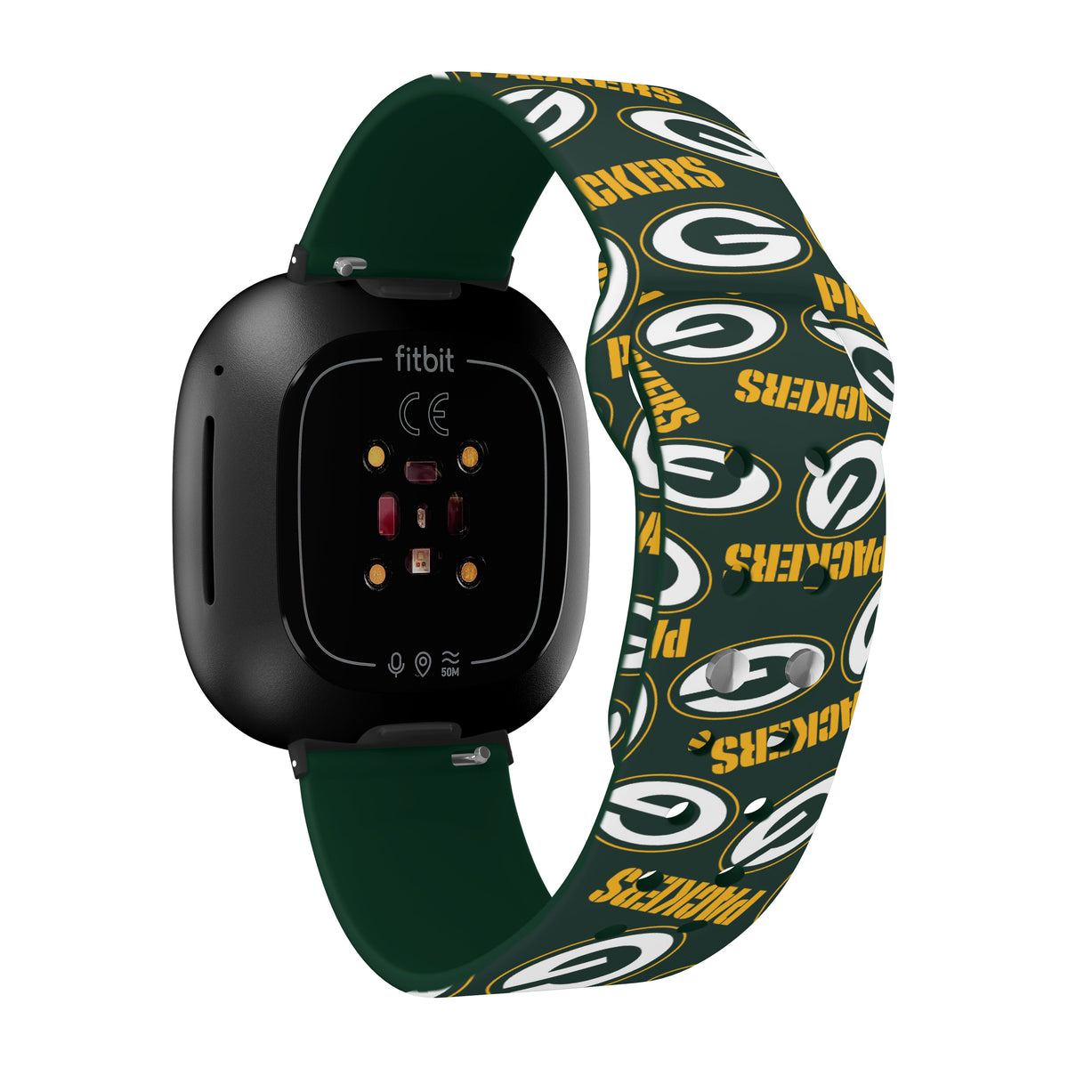 Green Bay Packers HD Fitbit Versa 3 and Sense 1 Watch Band