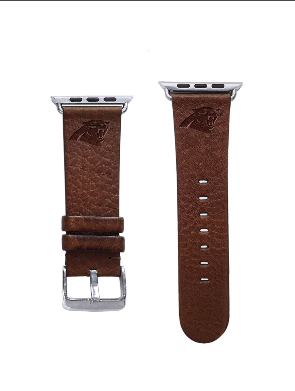 Carolina Panthers Leather Apple Watch Band - AffinityBands