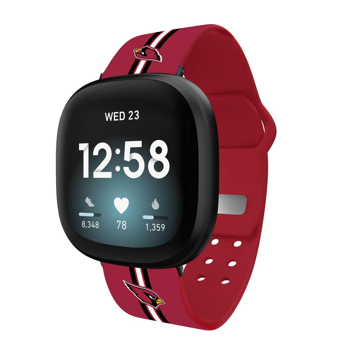 Arizona Cardinals HD Fitbit Versa 3 and Sense 1 Watch Band