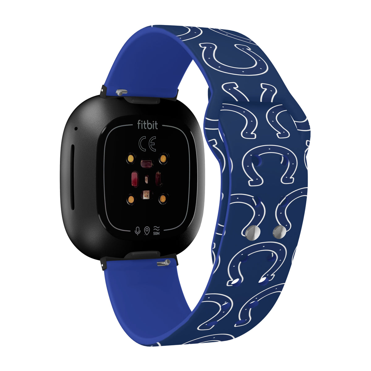 Indianapolis Colts HD Fitbit Versa 3 and Sense Watch Band