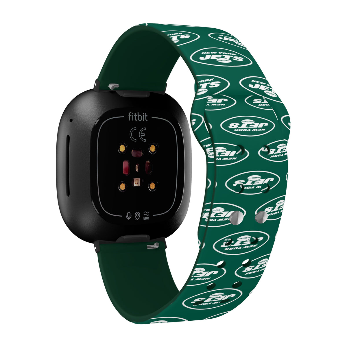 New York Jets HD Fitbit Versa 3 and Sense Watch Band