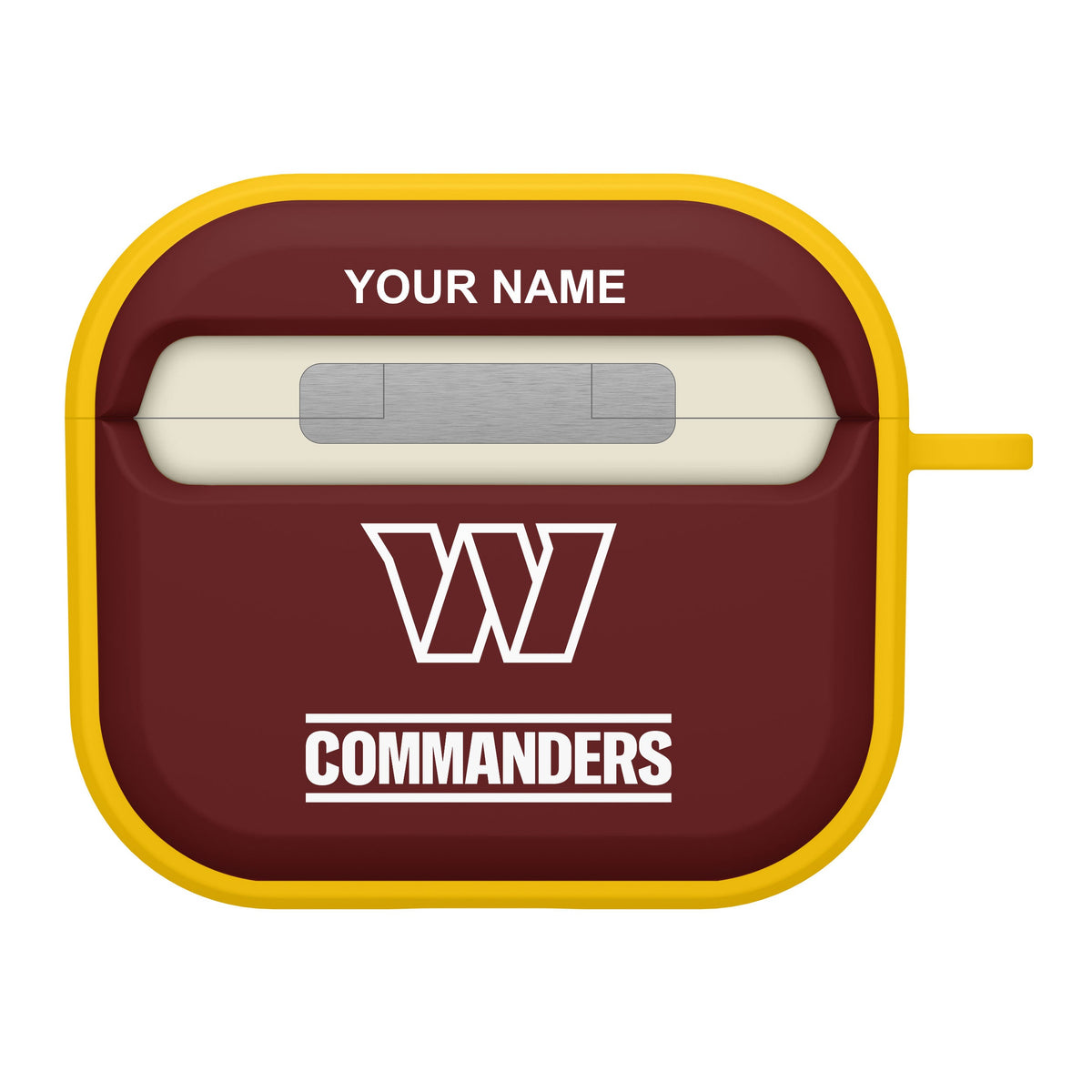 Washington Commanders HDX Custom Name Case Cover for Apple AirPods Gen 3