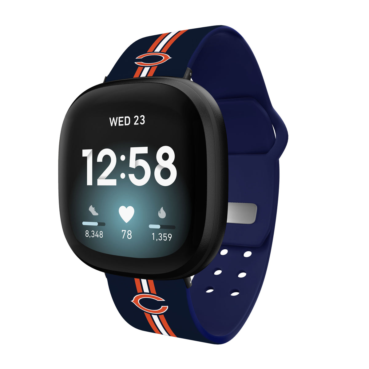 Chicago Bears HD Fitbit Versa 3 and Sense 1 Watch Band