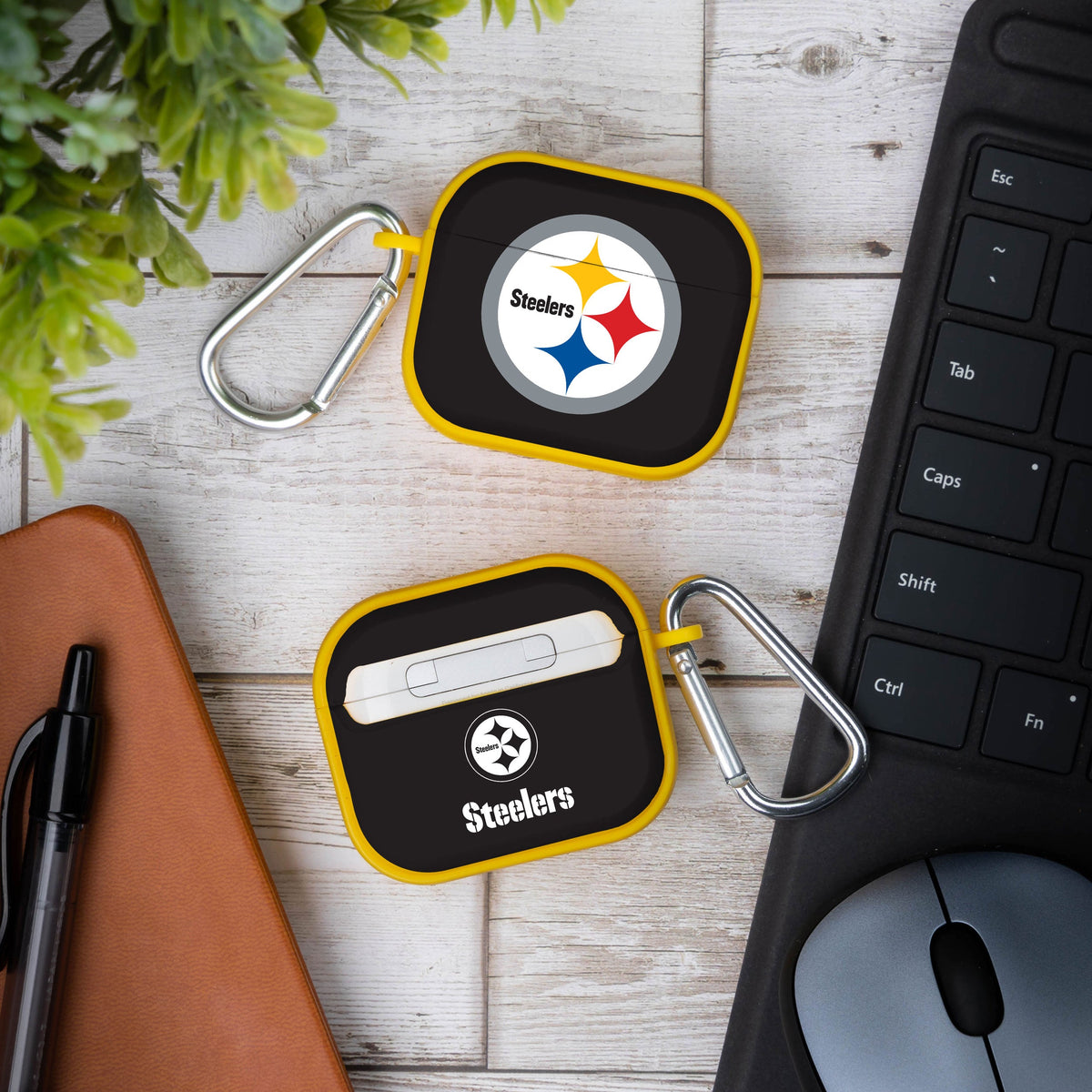Pittsburgh Steelers HDX Custom Name Case Cover for Apple AirPods Gen 3