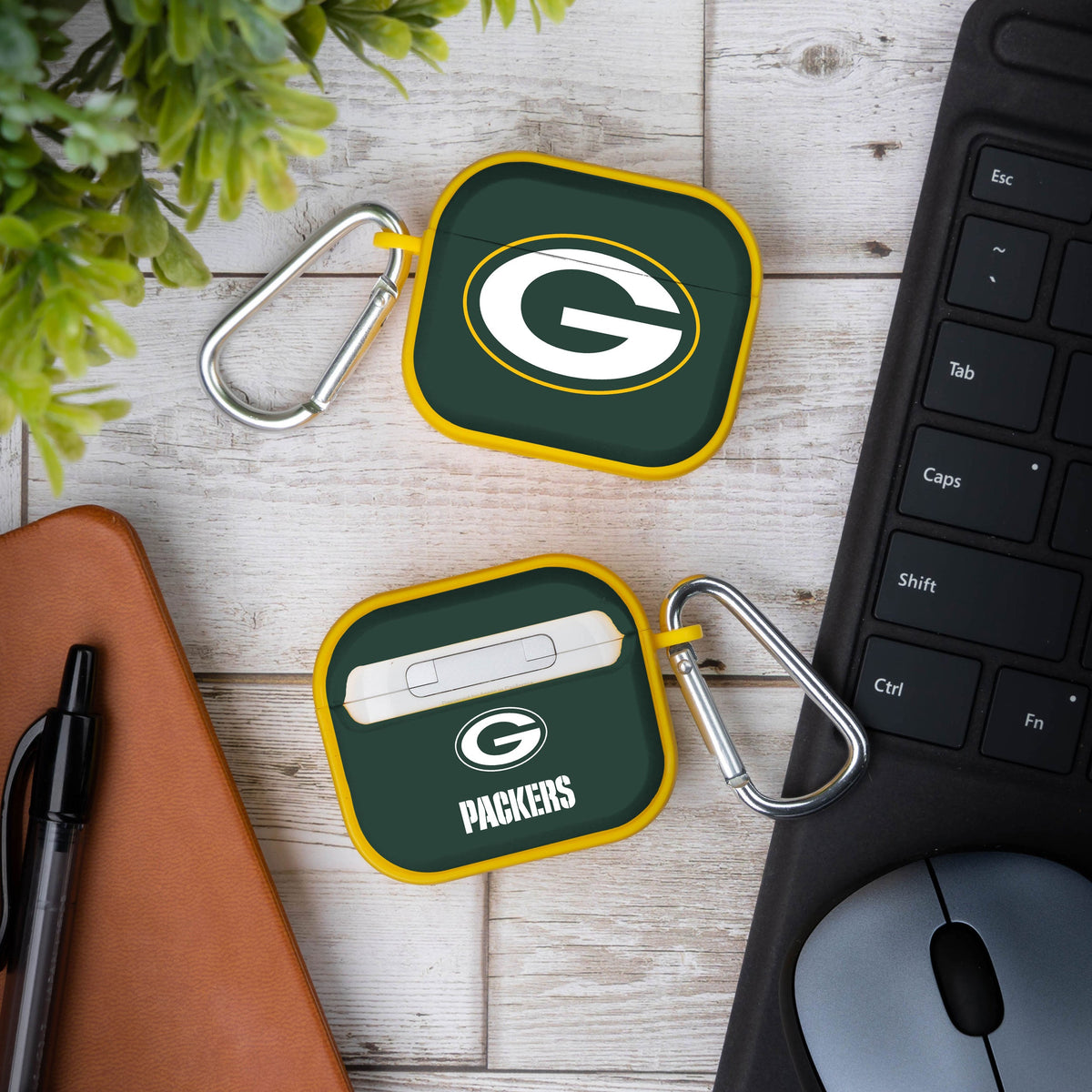 Green Bay Packers HDX Custom Name Case Cover for Apple AirPods Gen 3