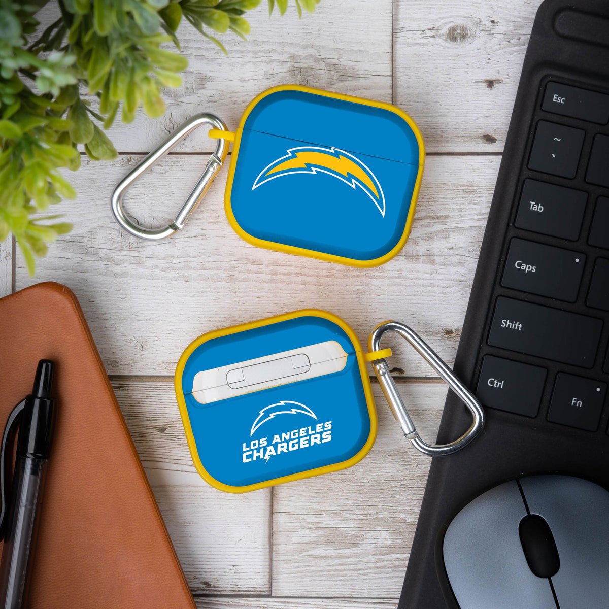 Los Angeles Chargers HDX Custom Name Case Cover for Apple AirPods Gen 3