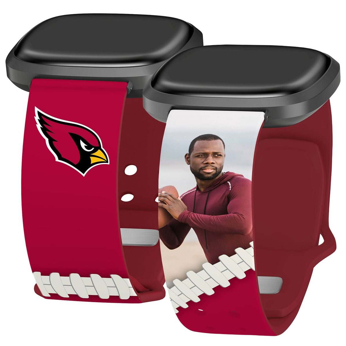 Arizona Cardinals Custom Photo HD Fitbit Versa 3 &amp; Sense 1 Watch Band