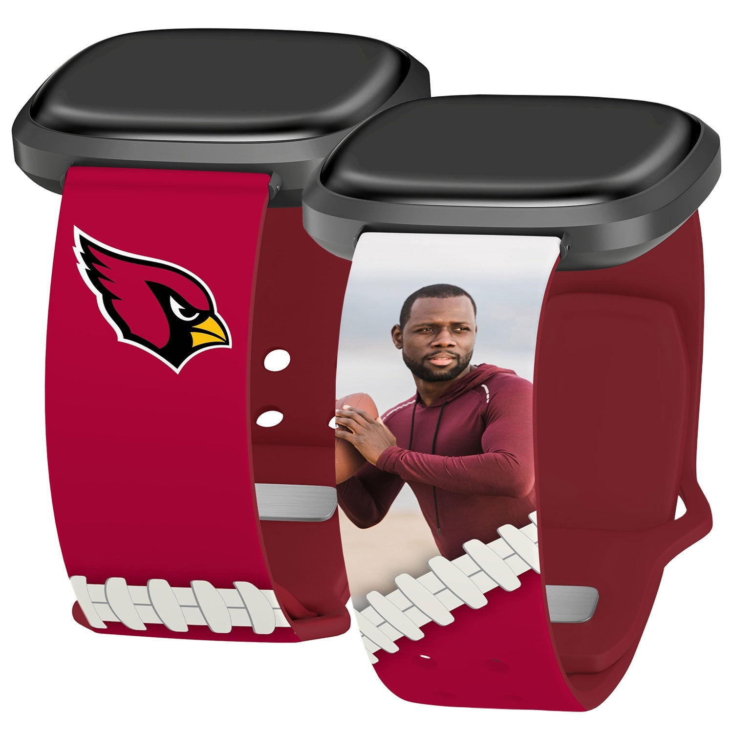 Arizona Cardinals Custom Photo HD Fitbit Versa 3 & Sense 1 Watch Band