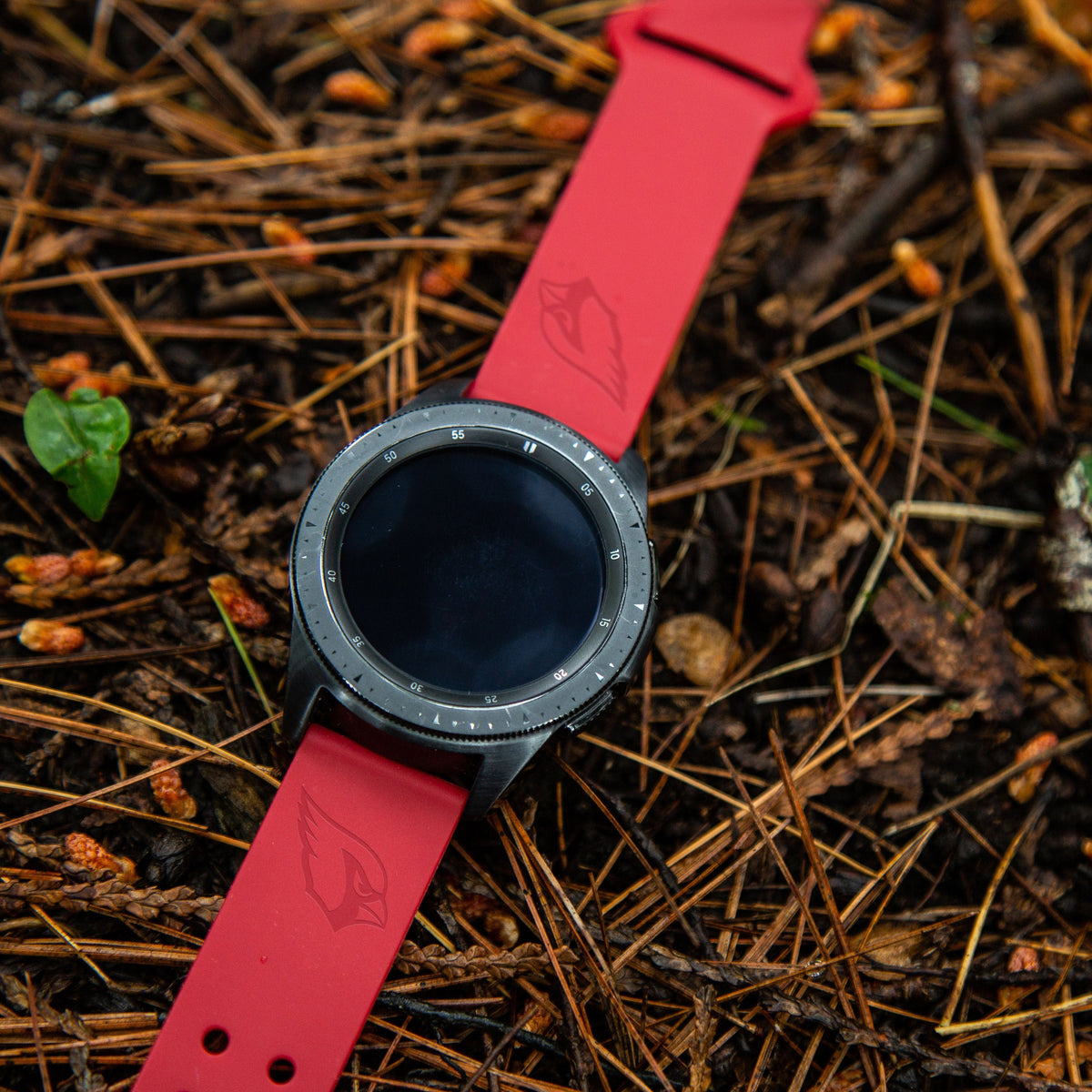 Arizona Cardinals Engraved Silicone Watchband - Game Time