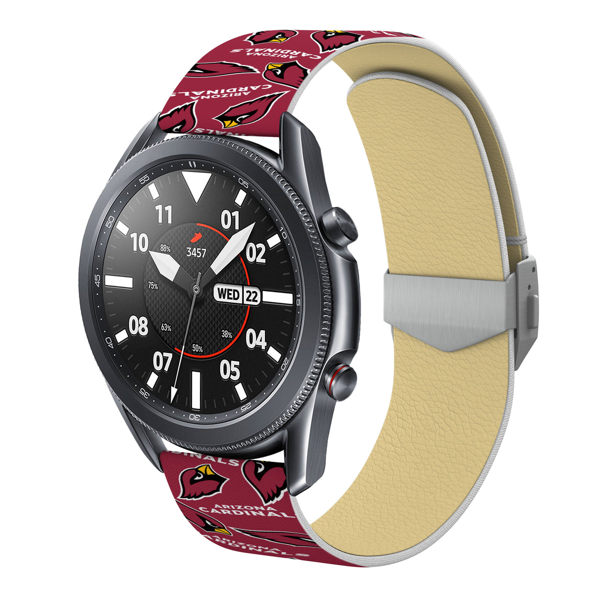 Arizona Cardinals Full Print Quick Change Watch Band With Engraved Buckle - AffinityBands