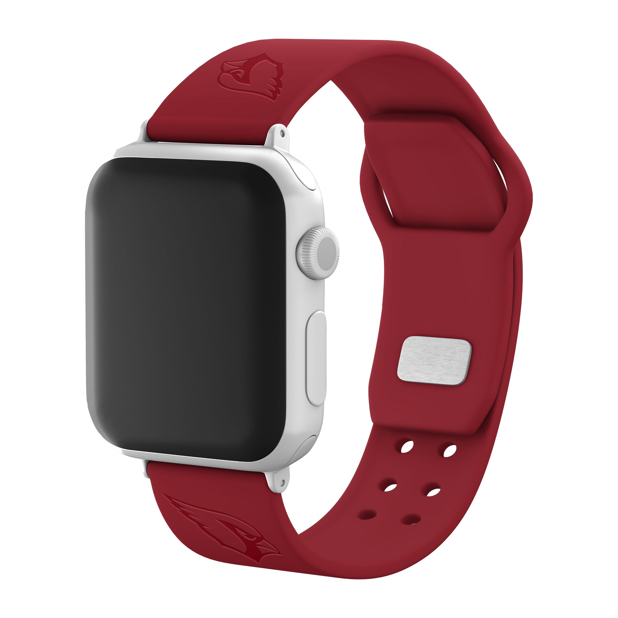 Arizona Cardinals Engraved Silicone 'Slim' Apple Watch Band