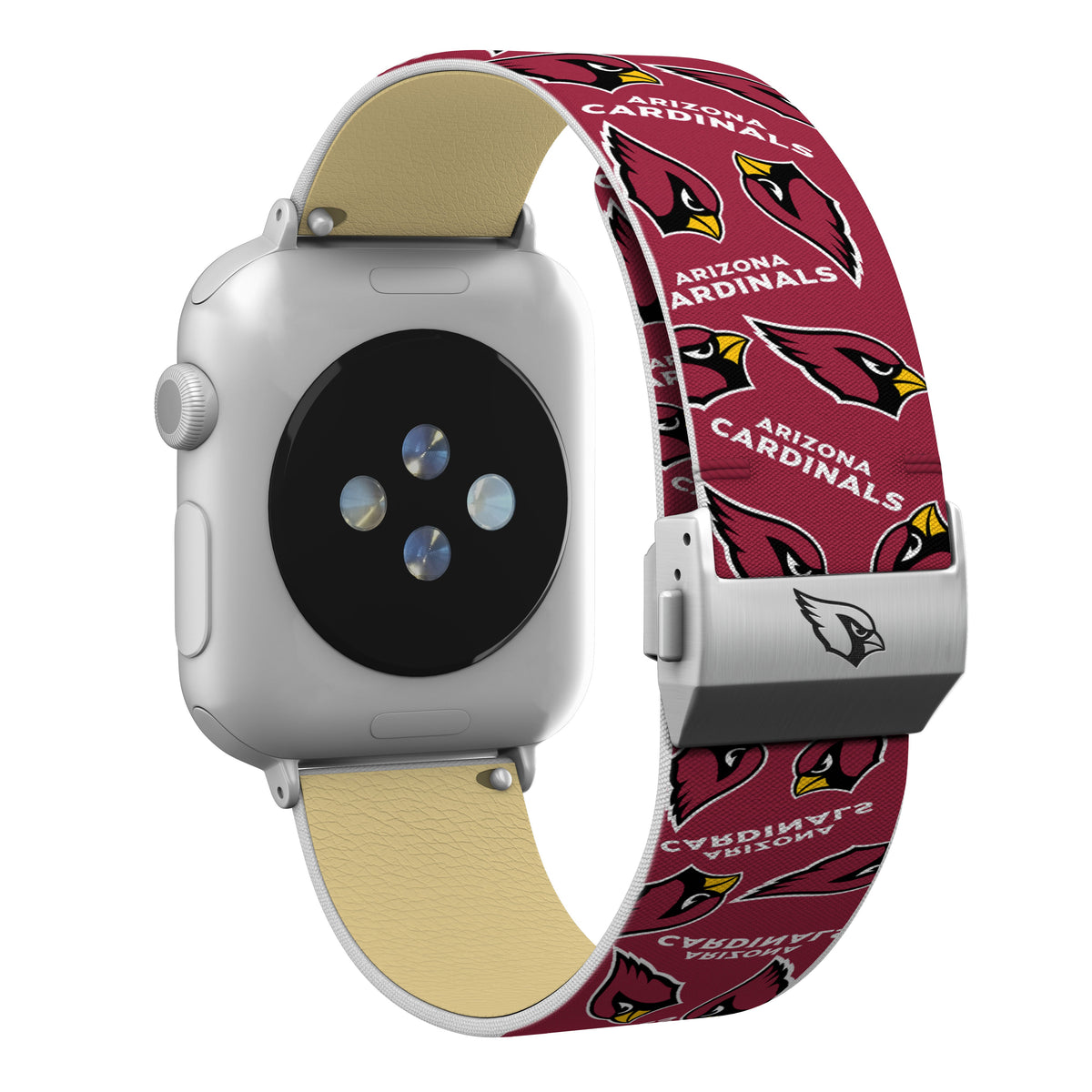 Arizona Cardinals Full Print Watch Band With Engraved Buckle - AffinityBands