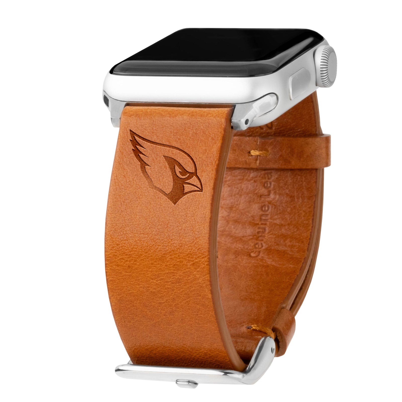 Game Time Arizona Cardinals Leather Apple Watch Band