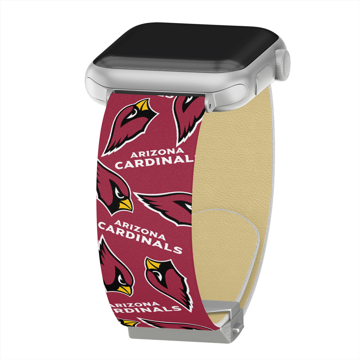 Game Time Arizona Cardinals Signature Series Apple Watch Band With Engraved Buckle