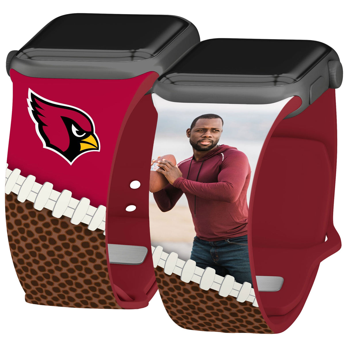 Arizona Cardinals Custom Photo HD Apple Watch Band