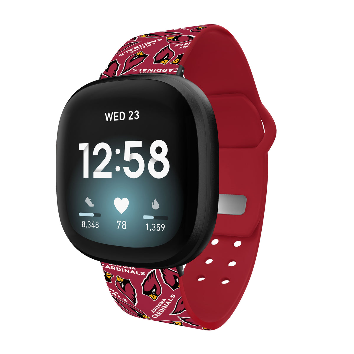 Arizona Cardinals HD Fitbit Versa 3 and Sense 1 Watch Band