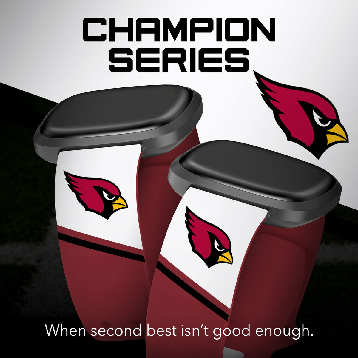 Arizona Cardinals HD Champion Series Fitbit Versa 3 &amp; Sense 1 Watch Band