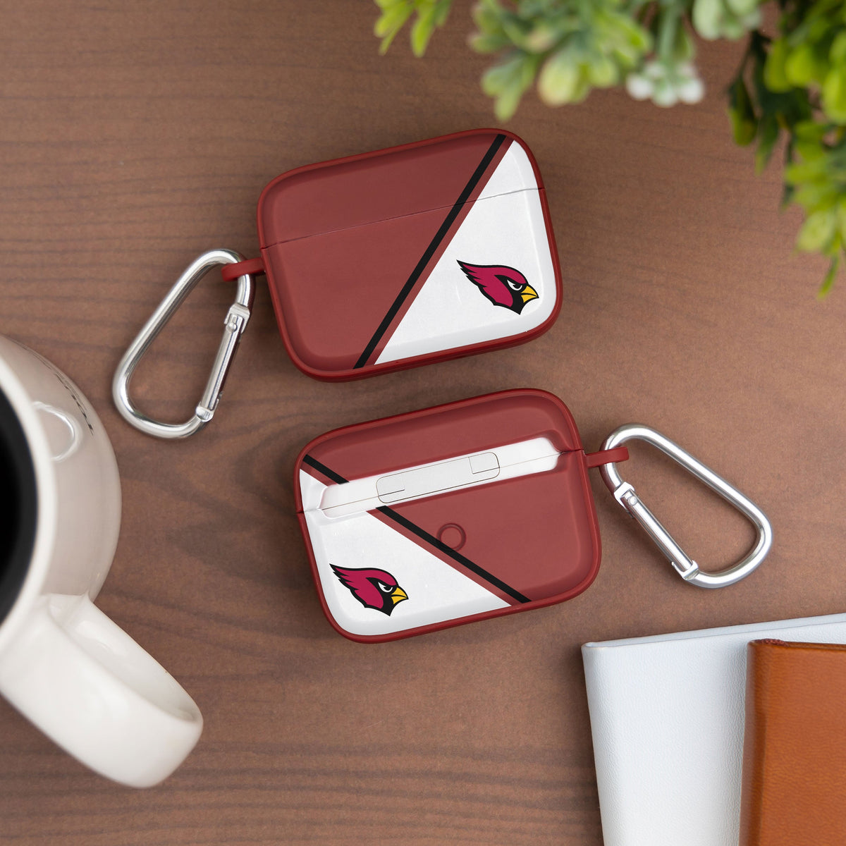 Arizona Cardinals HDX Champion Series Case Cover Compatible with Apple AirPods Pro 1 &amp; 2