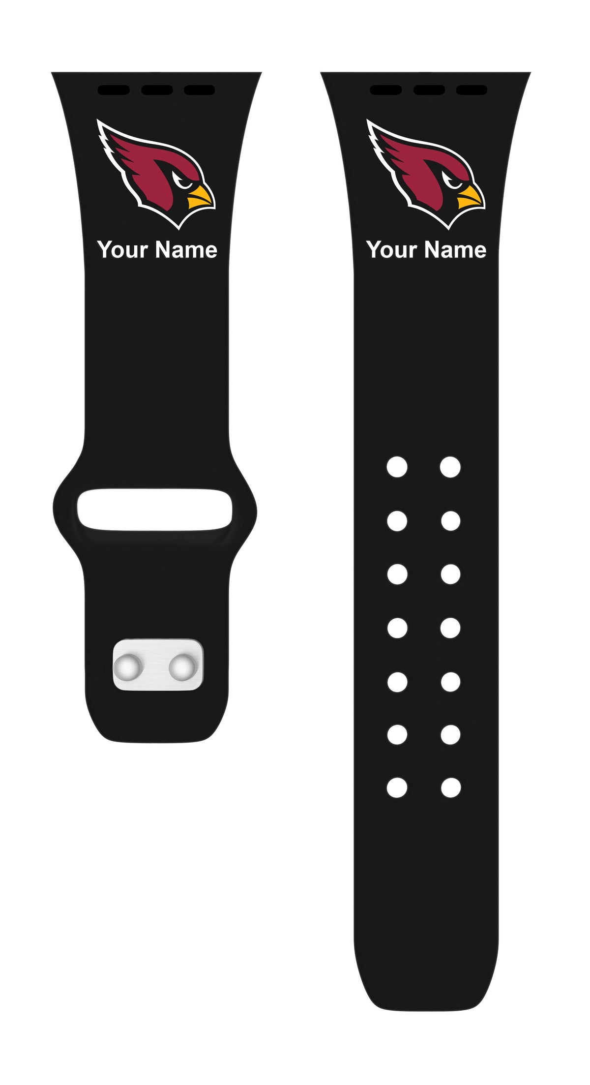Arizona Cardinals Custom Name HD Apple Watch Band