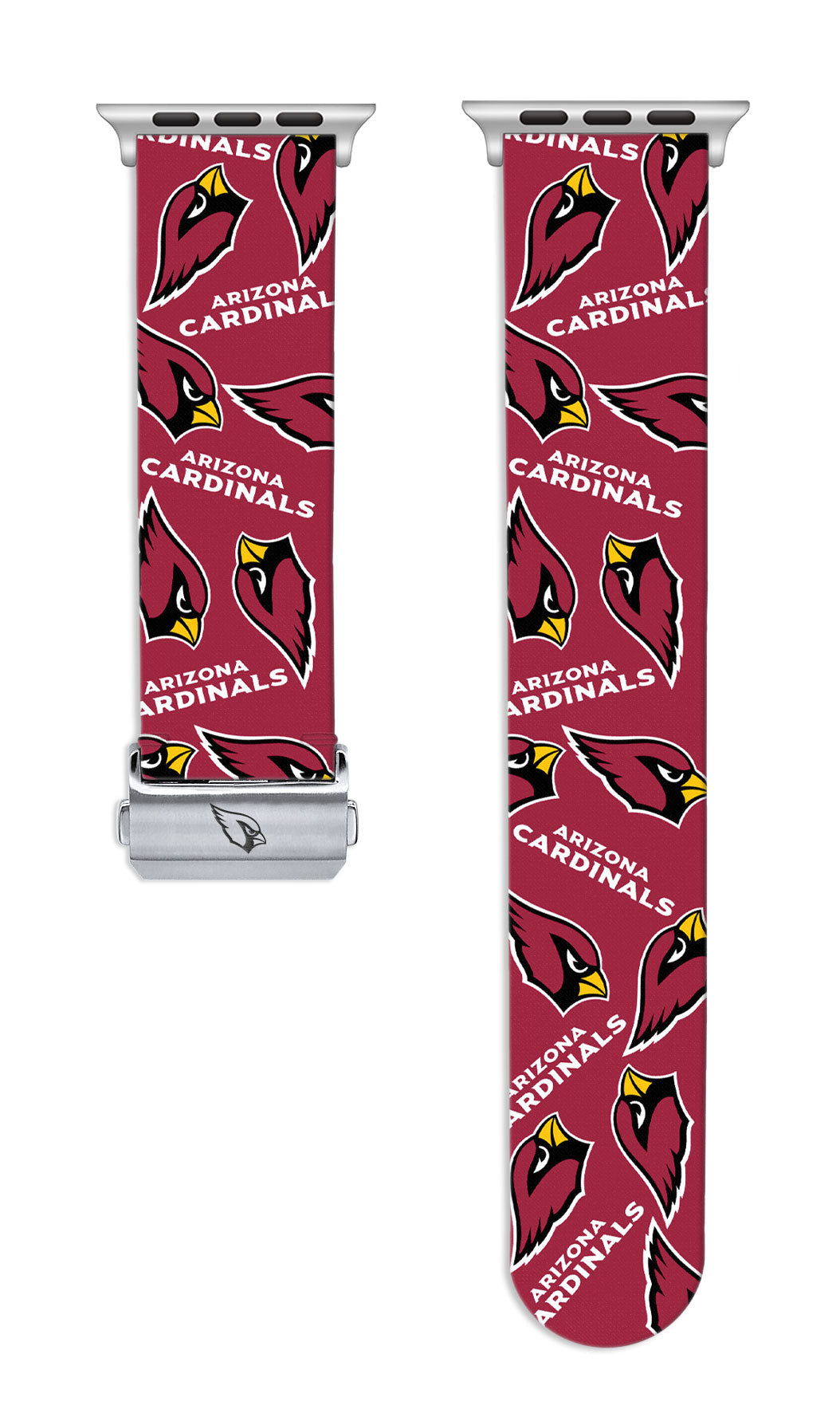 Arizona Cardinals Full Print Watch Band With Engraved Buckle - AffinityBands
