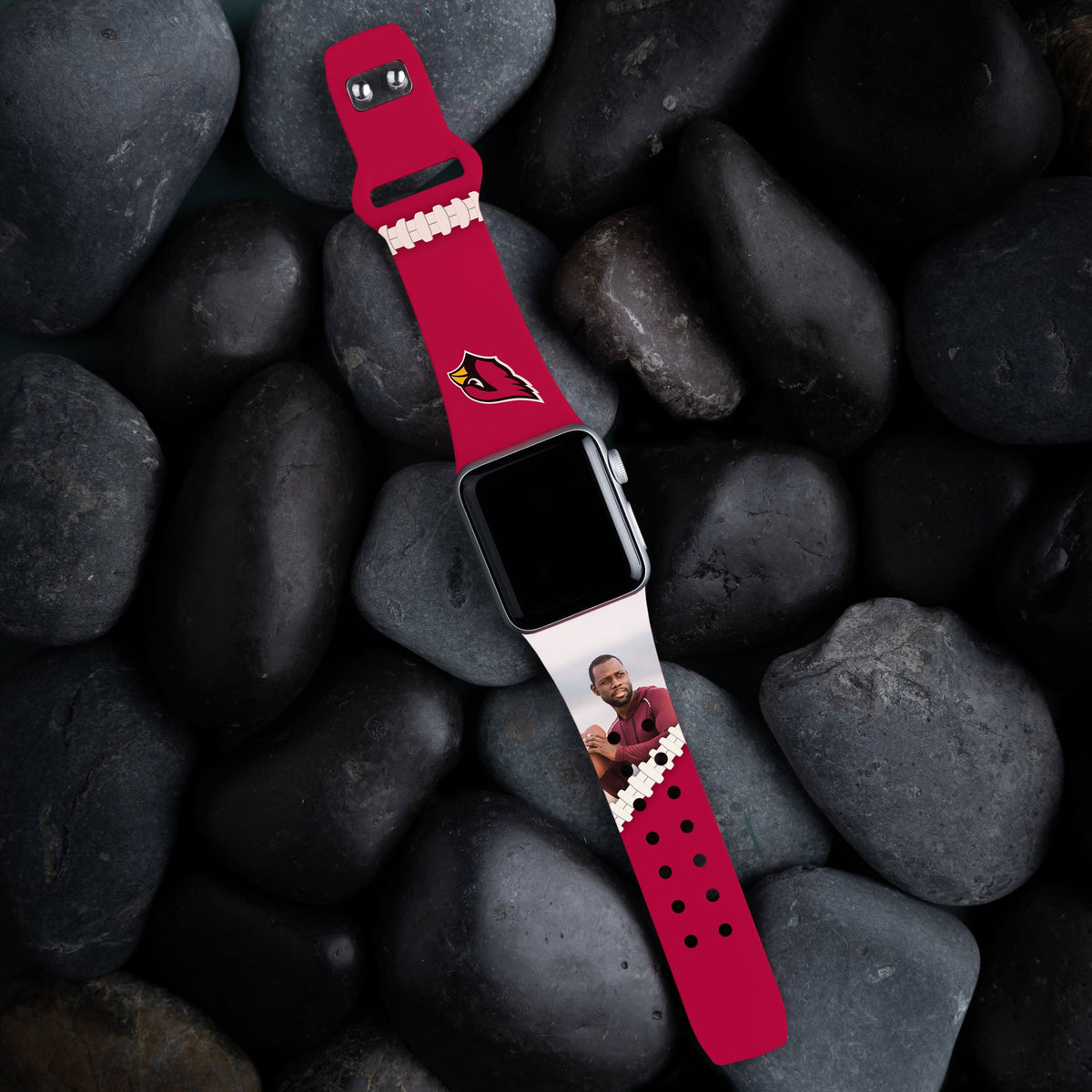 Arizona Cardinals Custom Photo HD Apple Watch Band