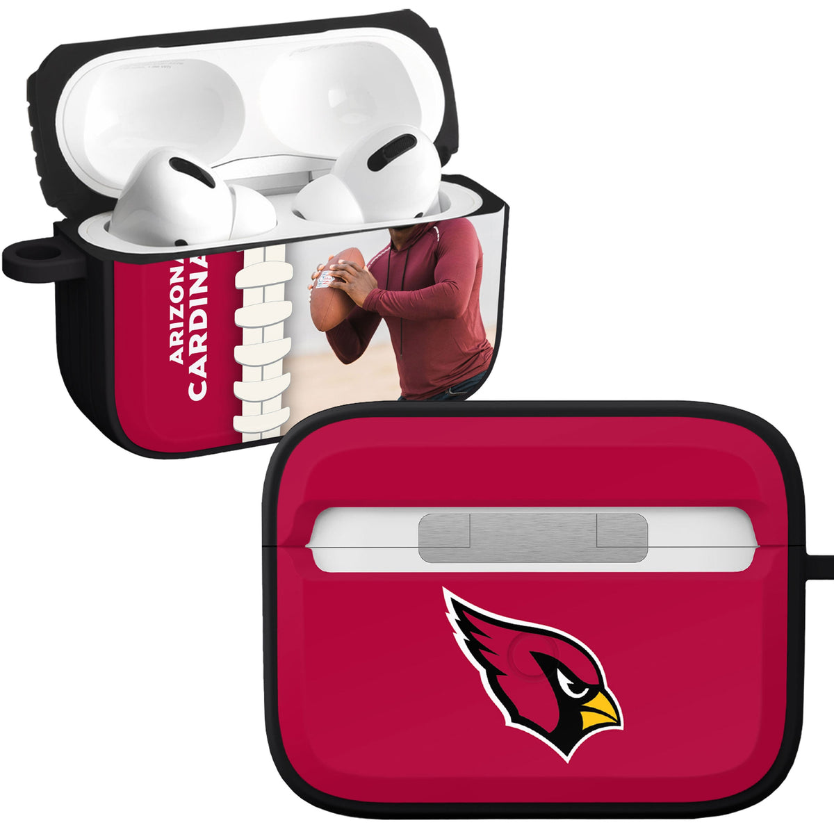 Arizona Cardinals Custom Photo HDX Apple AirPods Pro 1 &amp; 2 Case Cover
