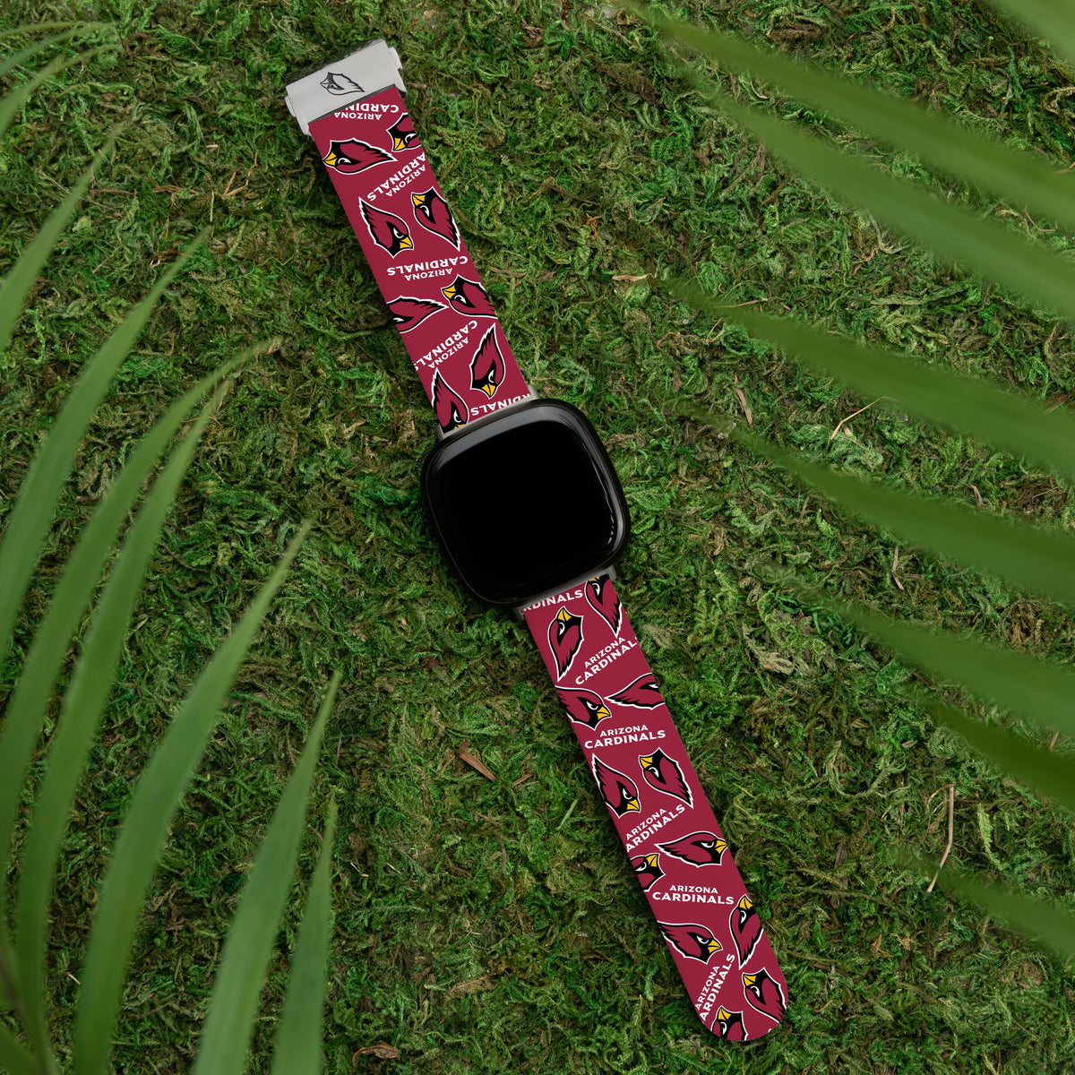 Arizona Cardinals Signature Series Watch Band Compatible with Fitbit Versa 3 &amp; Sense 1