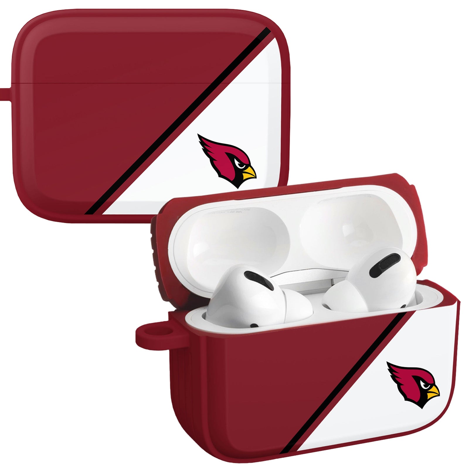 Arizona Cardinals HDX Champion Series Case Cover Compatible with Apple AirPods Pro 1 & 2