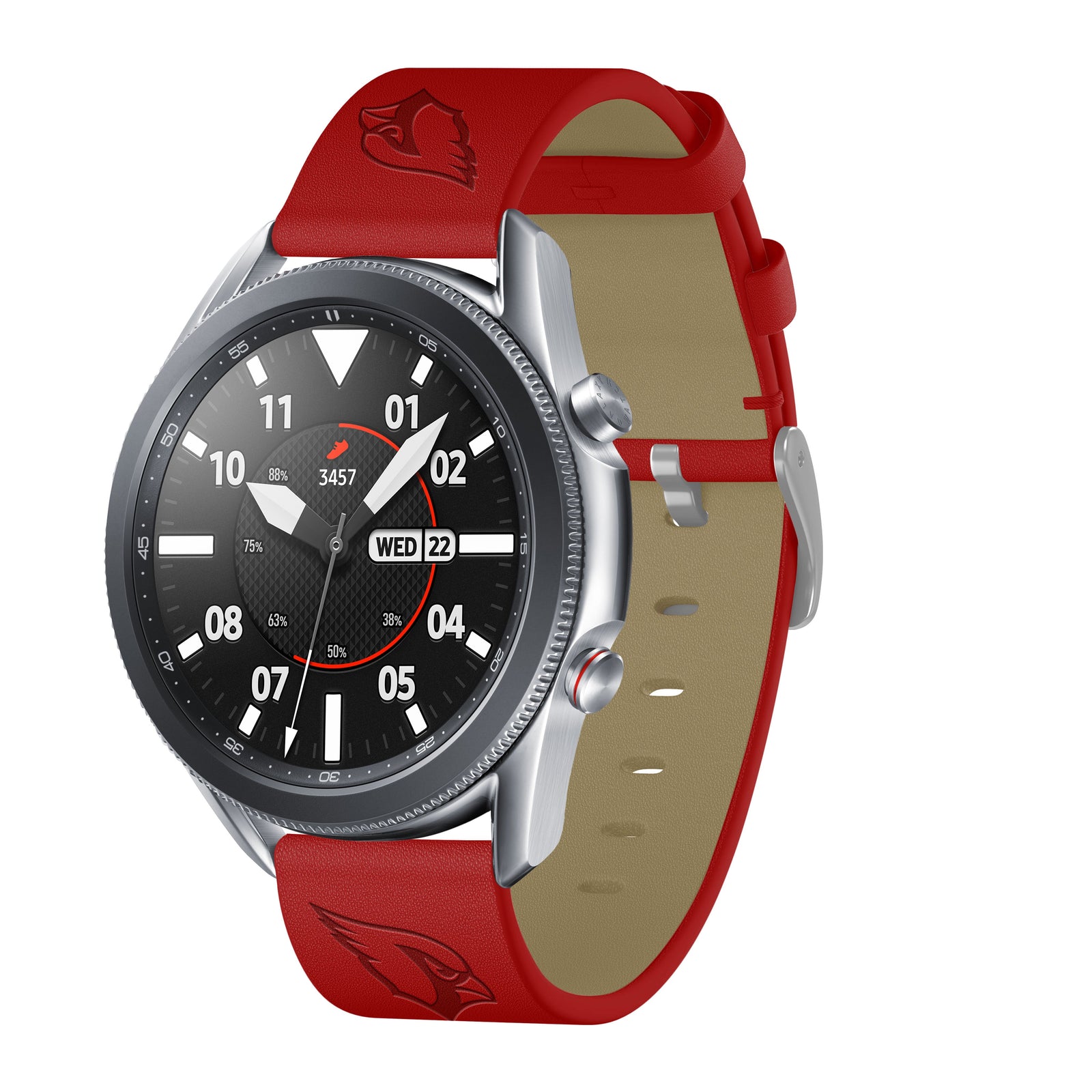 Arizona Cardinals Quick Change Leather Watch Band - USA Sewn - AffinityBands