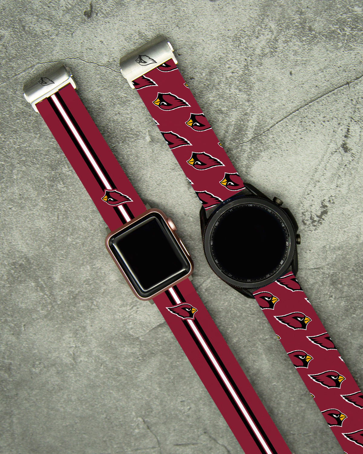 Game Time Arizona Cardinals Signature Series Apple Watch Band With Engraved Buckle