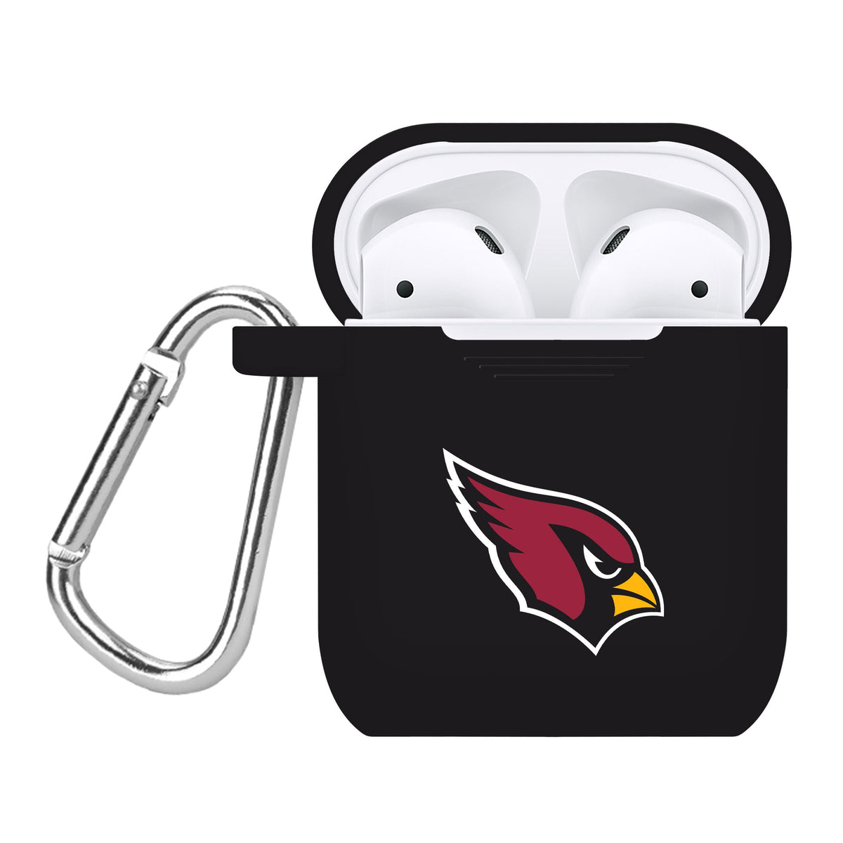 Game Time Arizona Cardinals Silicone Case Cover for Apple AirPods Gen 1 &amp; 2 Battery Case