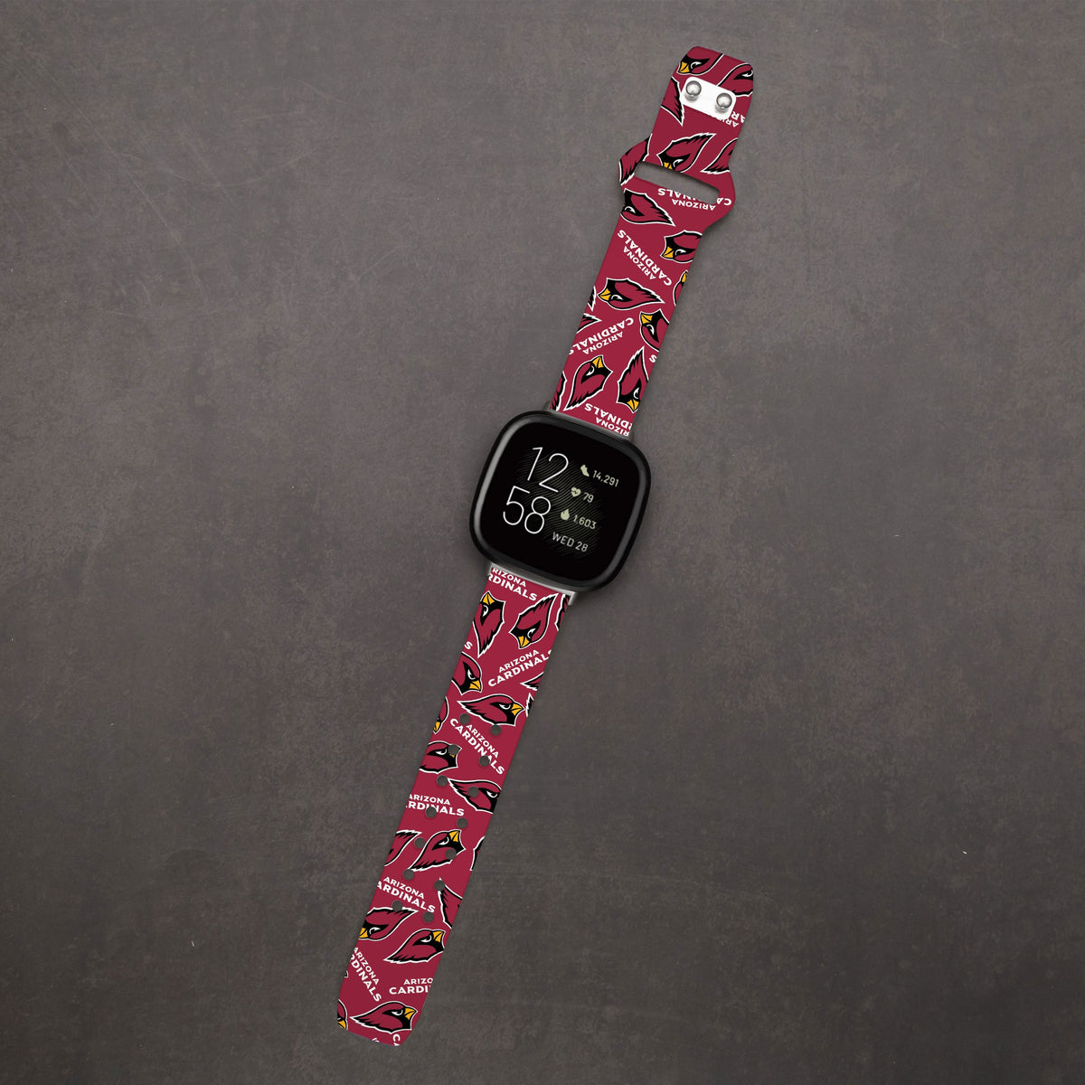 Arizona Cardinals HD Fitbit Versa 3 and Sense 1 Watch Band
