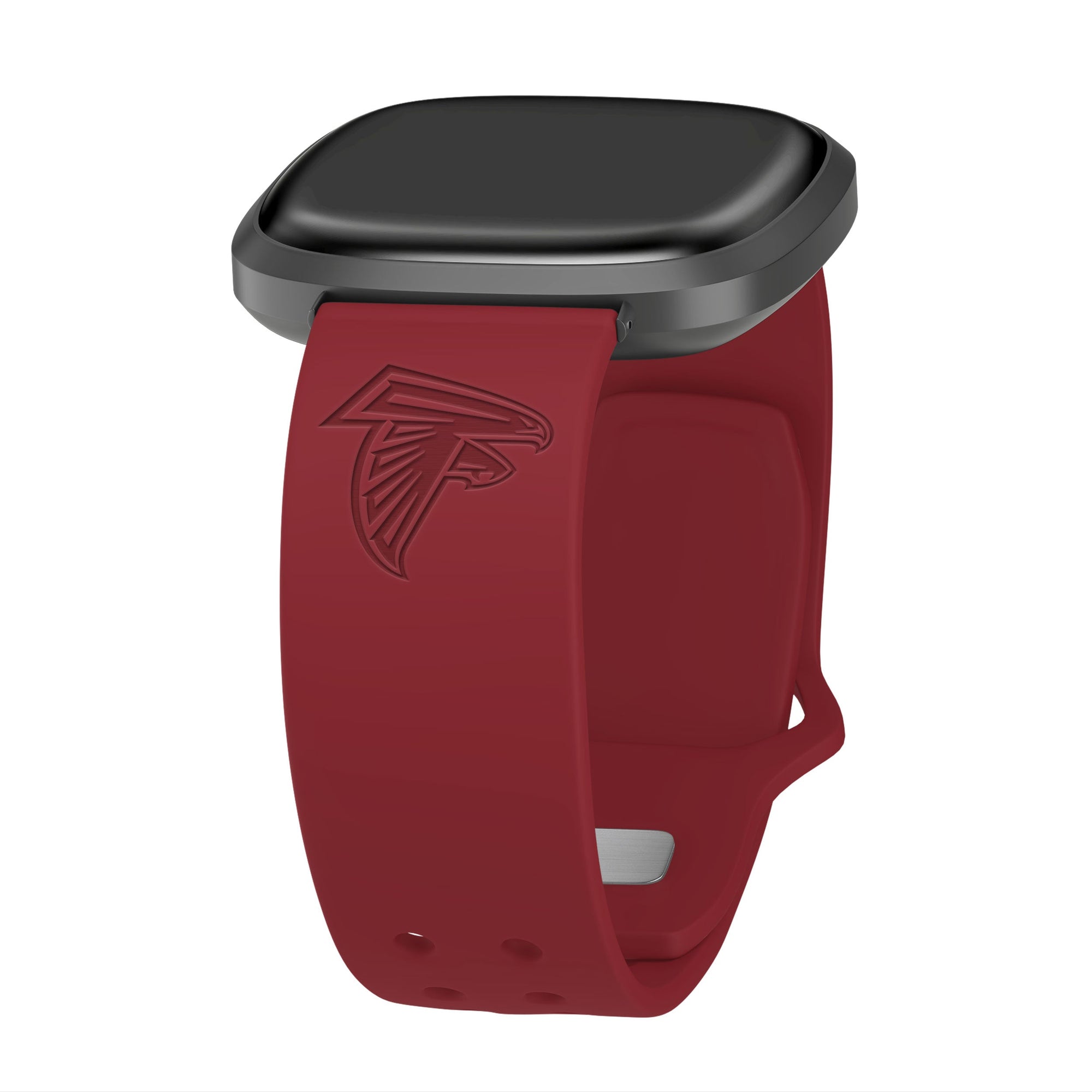 Game Time Atlanta Falcons Engraved Silicone Sport Fitbit Versa 3 & Sense 1 Watch Band