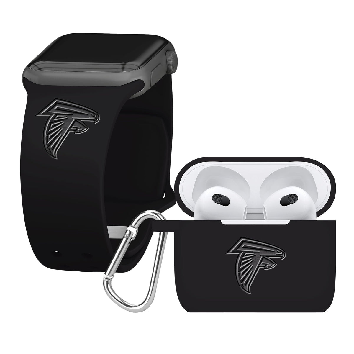 Game Time Atlanta Falcons Engraved Apple Gen 3 Combo Package
