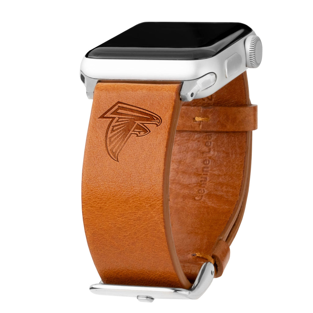 Game Time Atlanta Falcons Leather Apple Watch Band