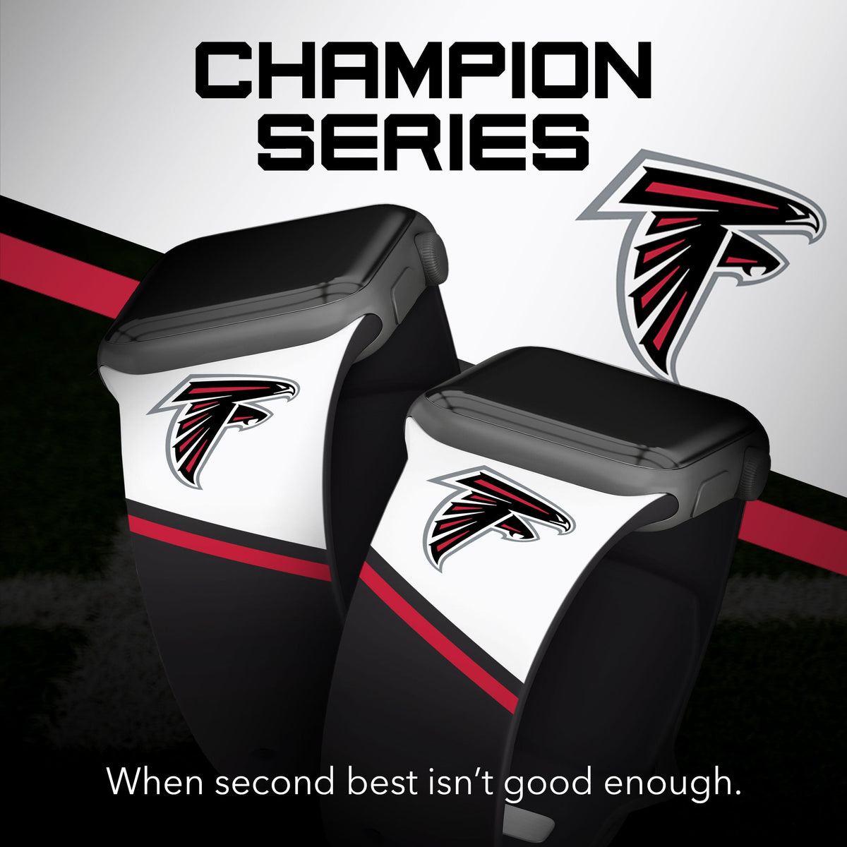 Atlanta Falcons HD Champion Series Apple Watch Band