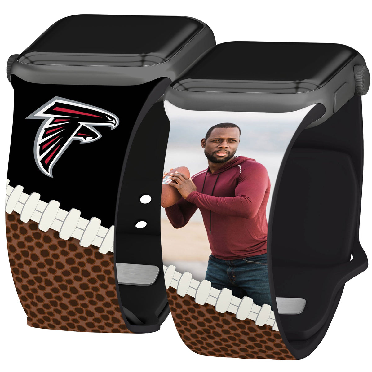 Atlanta Falcons Custom Photo HD Apple Watch Band