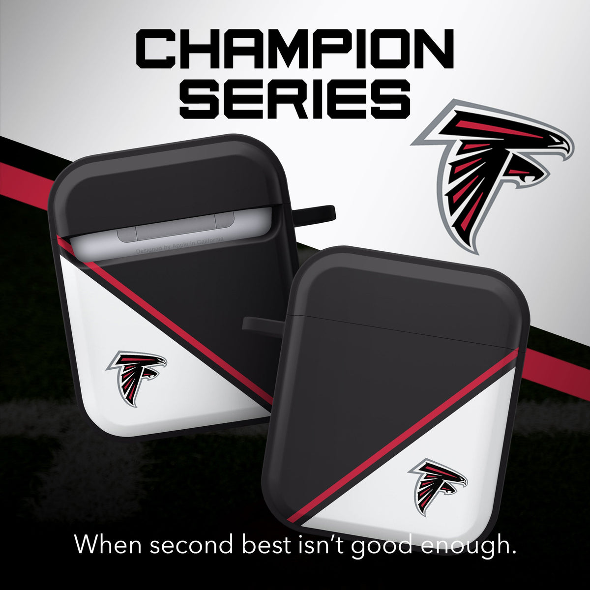 Atlanta Falcons HDX Champion Series Apple AirPods Gen 1 &amp; 2 Case Cover
