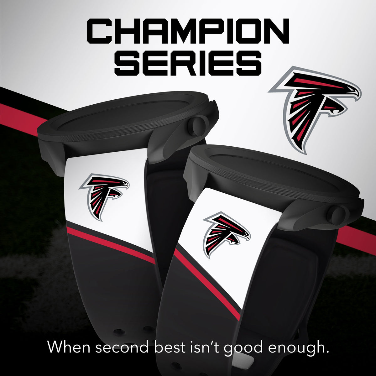 Atlanta Falcons HD Champion Series Samsung Galaxy Watch Band