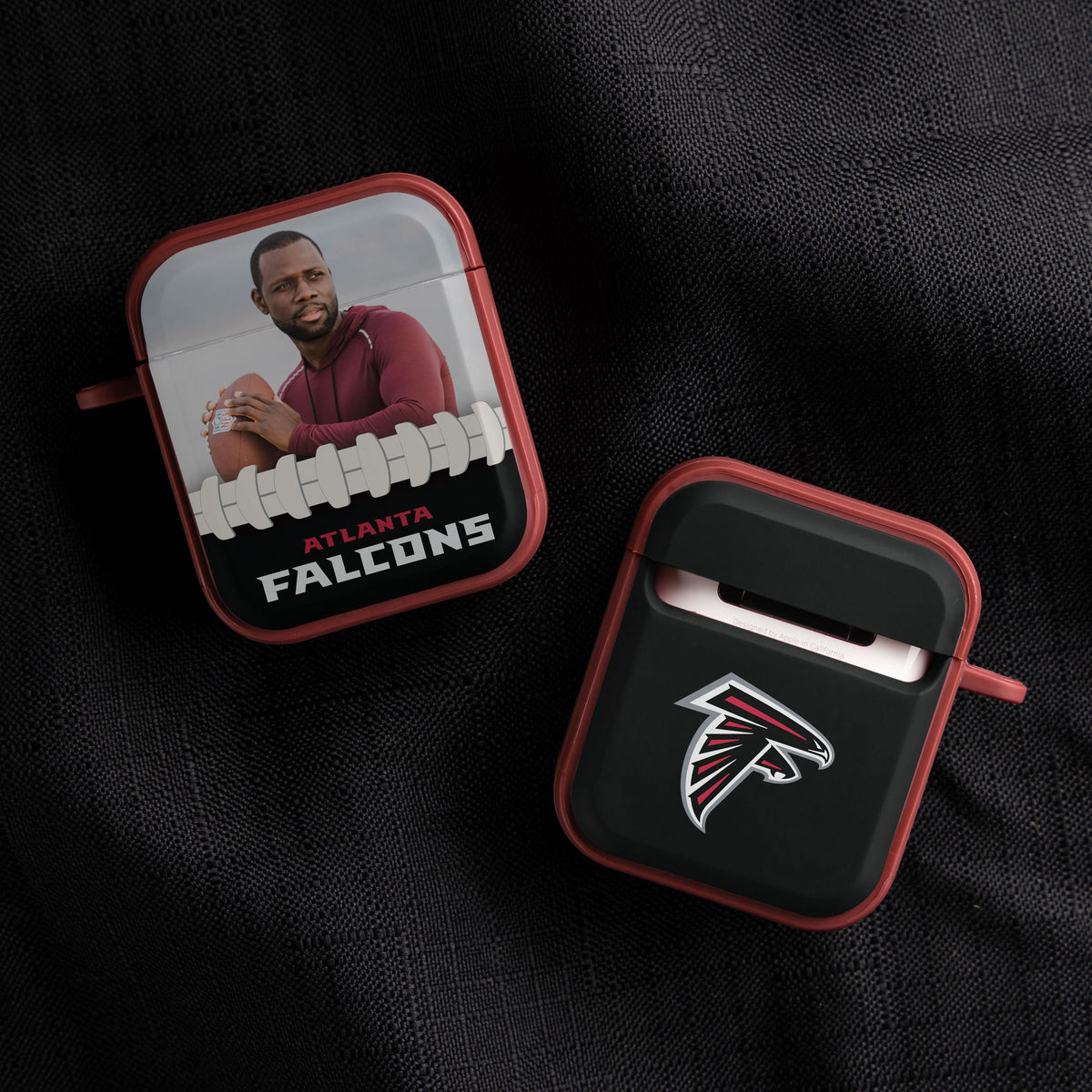Atlanta Falcons Custom Photo HDX Apple AirPods Gen 1 &amp; 2 Case Cover
