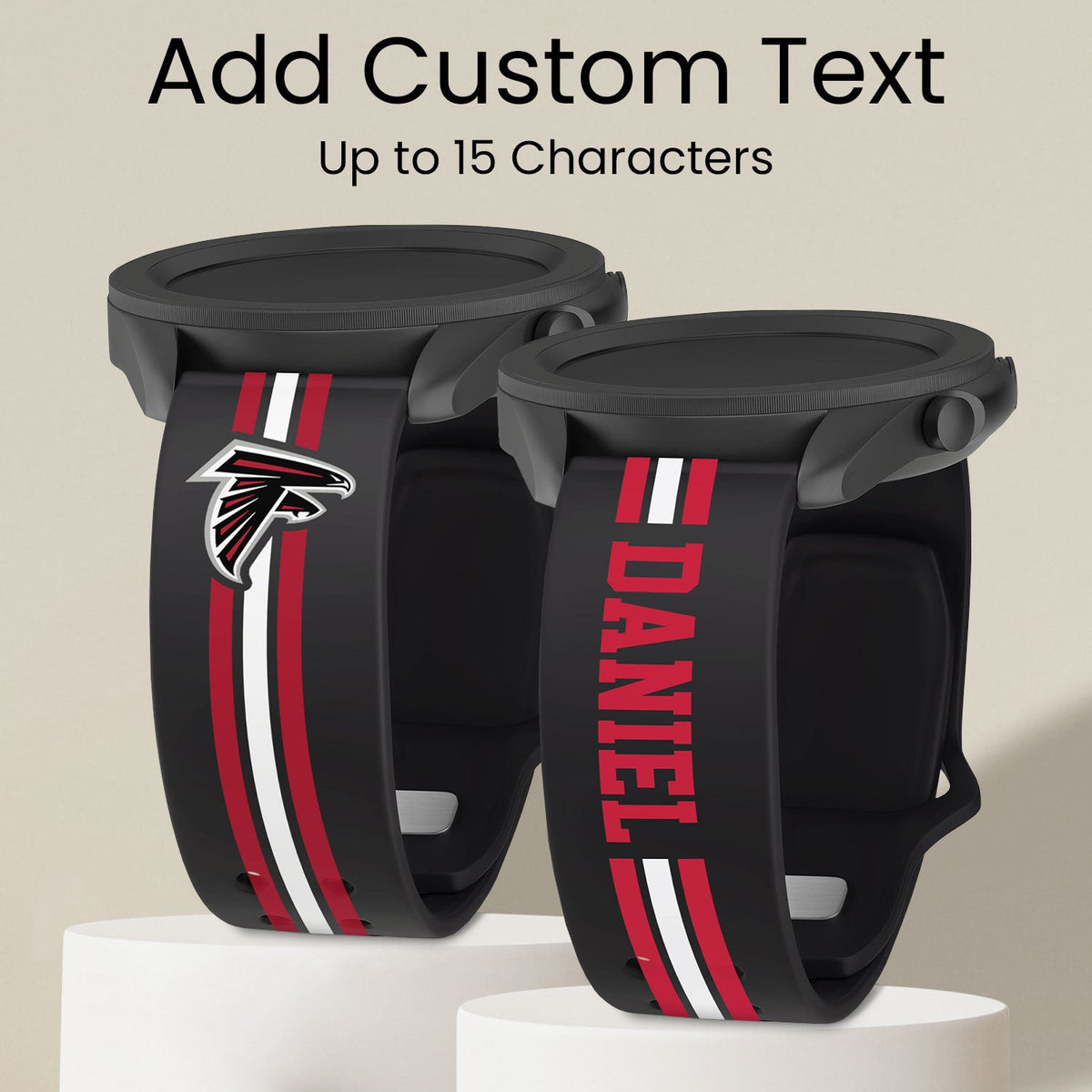 Atlanta Falcons Custom Name HD Watch Band