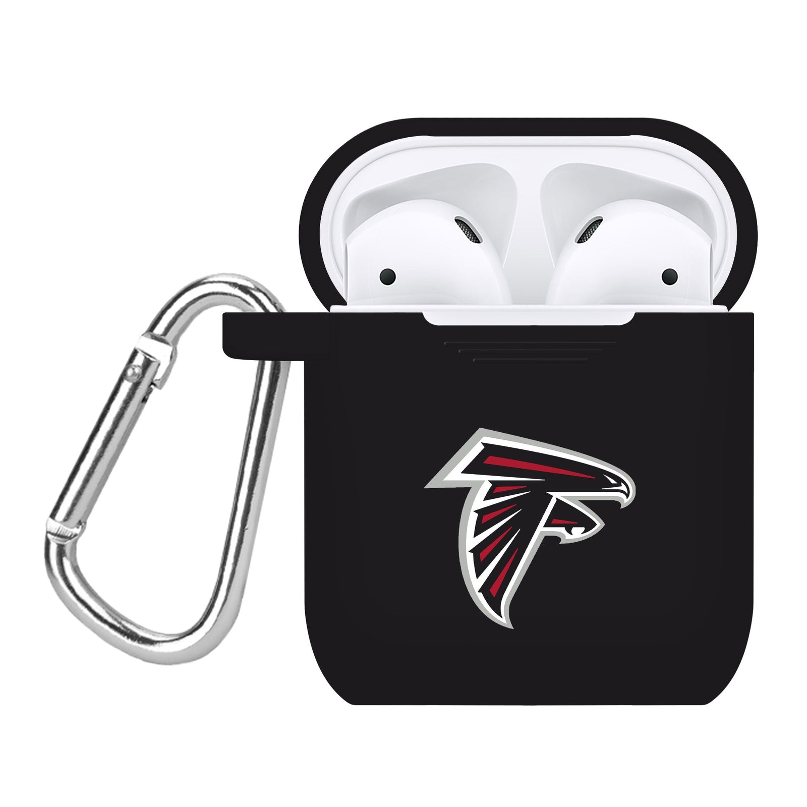 Game Time Atlanta Falcons Silicone Case Cover for Apple AirPods Gen 1 & 2 Battery Case